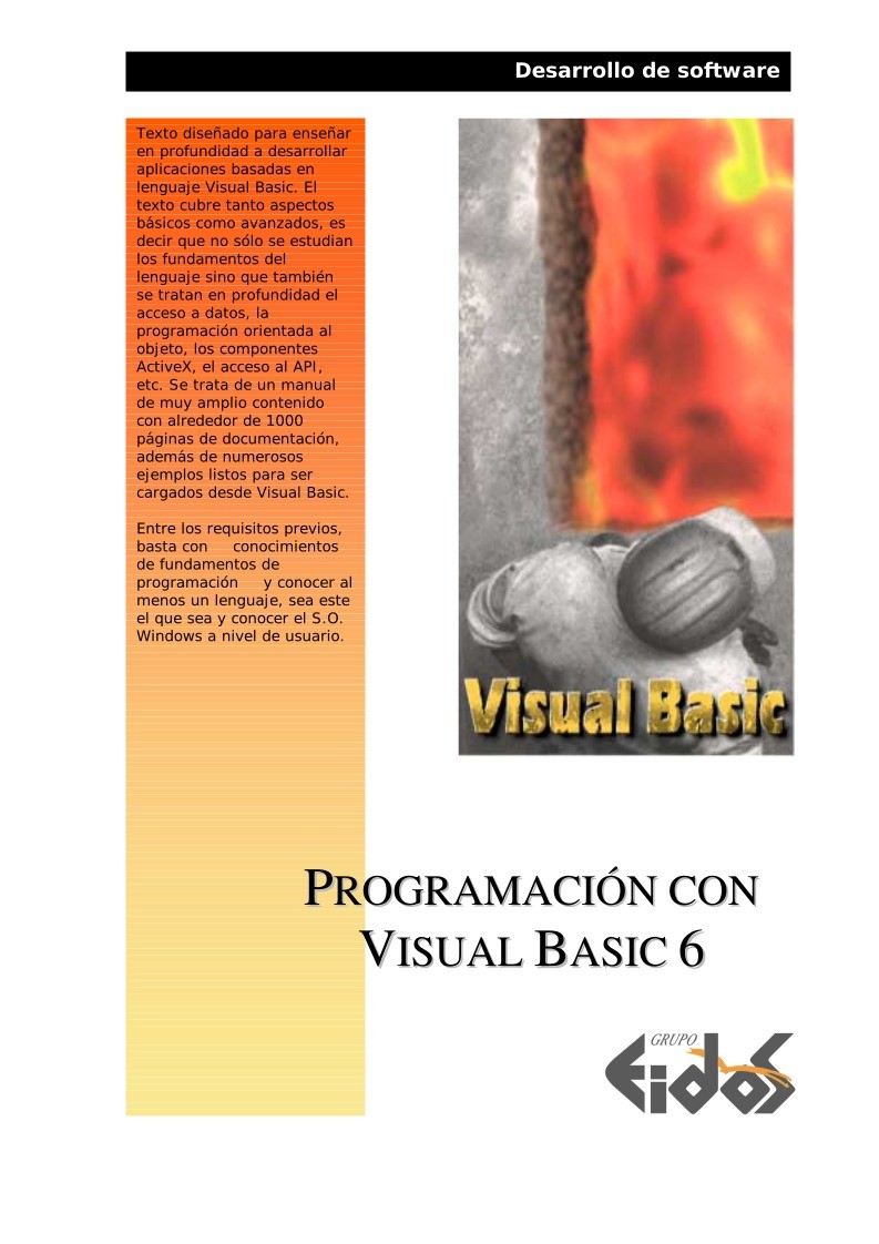 Imágen de pdf Programación con Visual Basic 6